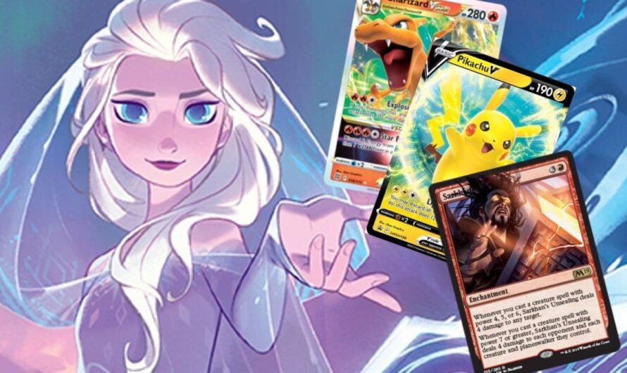 Cartes Pokemon contre cartes Lorcana au salon Geek Vintage de Reims