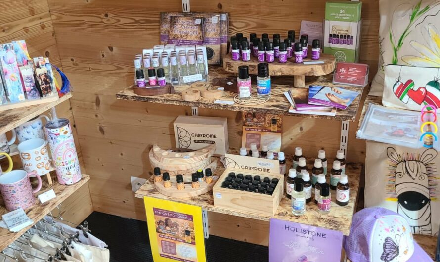 🌿💧 Lisa Schneider et ses huiles essentielles en aromathérapie au Salon Bien-Être de Reims ! 💧🌿