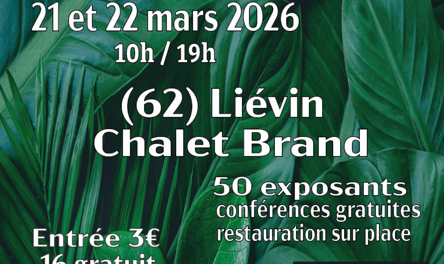 Salon bien-être Lievin 21 22 mars 2026!
