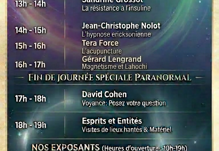 Une nouvelle conférence s&rsquo;ajoute ce week end