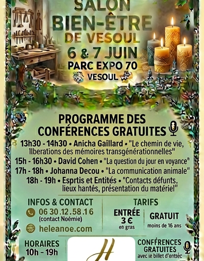 Changement de planning de conférences à Vesoul